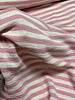 Madeline pink stripes - double gauze / tetra