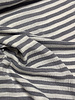 Madeline blue-grey stripes - double gauze / tetra
