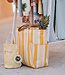 See You at Six wiggly verticals - geel - katoen canvas gabardine - papyrus crème