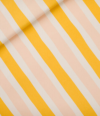 See You at Six verticals MW - katoen canvas gabardine - papyrus crème