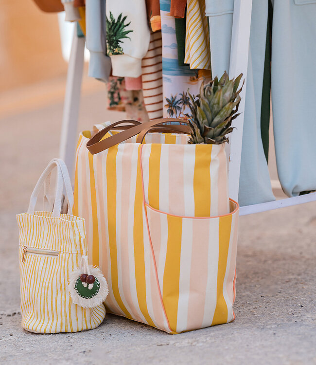 See You at Six verticals MW - katoen canvas gabardine - papyrus crème