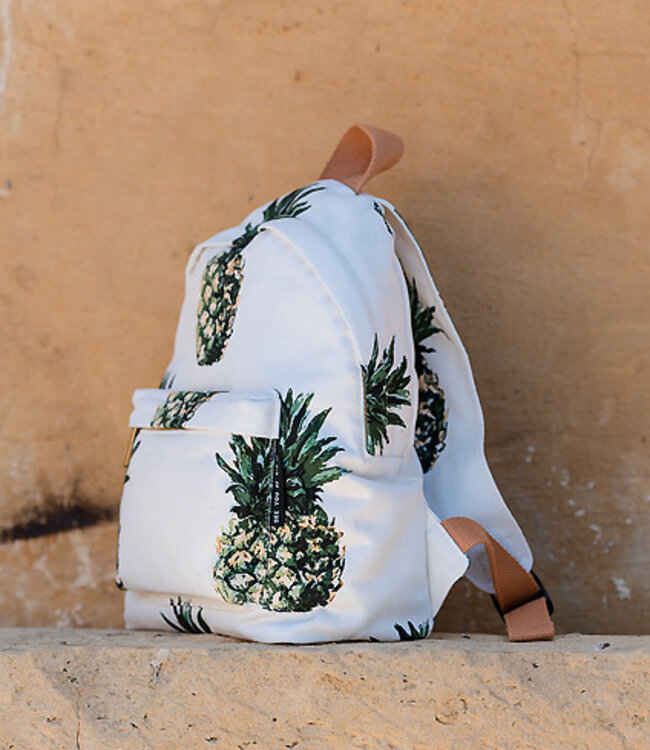 See You at Six pineapples - katoen canvas gabardine - papyrus crème