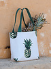See You at Six pineapples - katoen canvas gabardine - papyrus crème