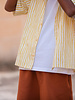 See You at Six wiggy verticals - yellow - cotton - papyrus cream