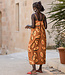 See You at Six papayas - linnen viscose blend - glazuurd gemberbruin