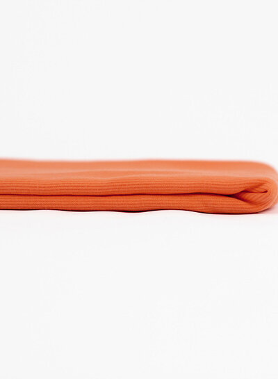 See You at Six coral rose - ribbing fabric