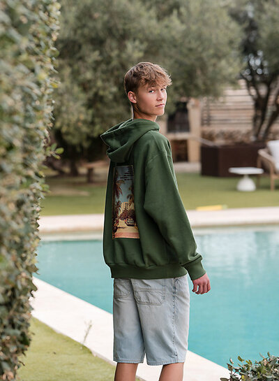See You at Six greener meadows - heavy collar fabric