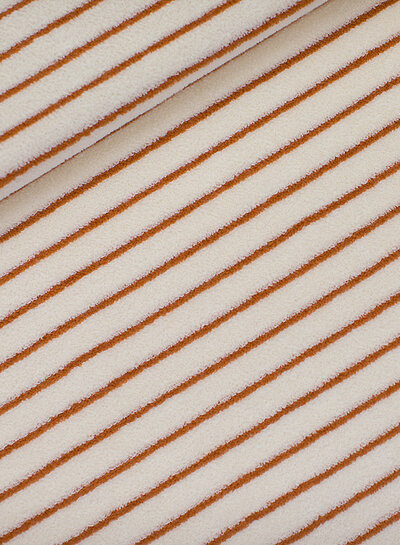 See You at Six horizontals EN - sponge - terry cloth - papyrus cream