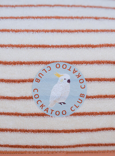 See You at Six horizontals EN - sponge - terry cloth - papyrus cream