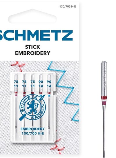 Schmetz Embroidery needles assortment 75 - 90