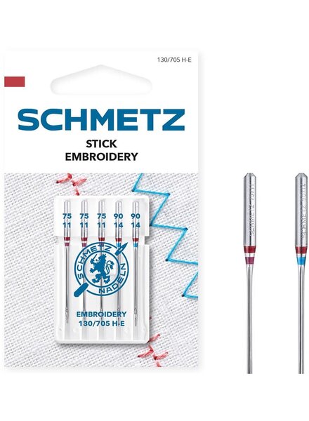 Schmetz Embroidery needles assortment 75 - 90