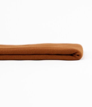 See You at Six glazed ginger brown - ribbing fabric