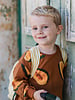 See You at Six papayas - french terry - glazuurd gemberbruin