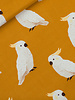 See You at Six cockatoo - french terry - lemon curry