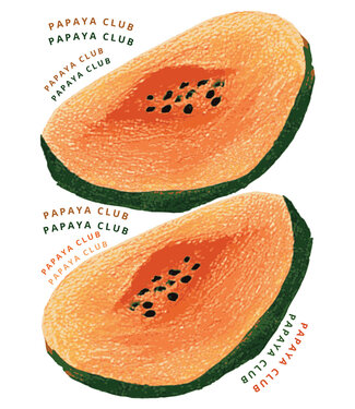 See You at Six Download - combination pack - Papaya for bag and clothing