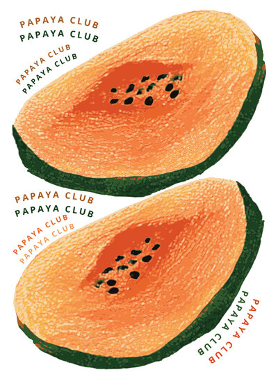 See You at Six Download - combinatiepakket - Papaya voor zak en kleding