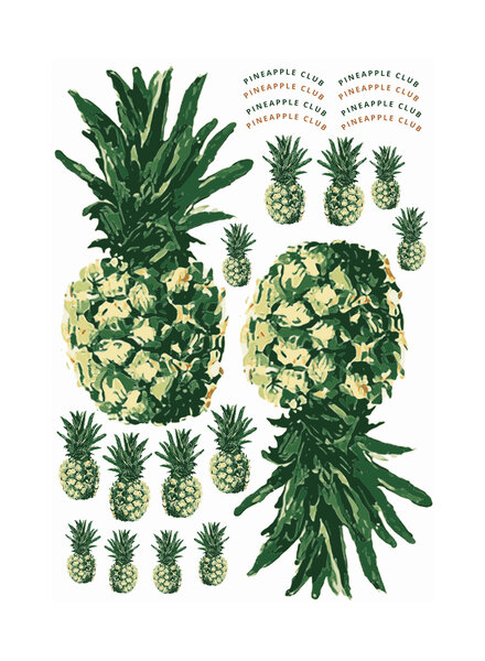 See You at Six Download - combination pack - Pineapple for keychain, bag and clothing