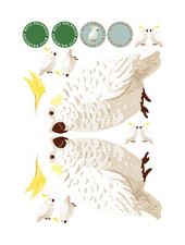 See You at Six Download - combination pack - Cockatoo for keychain, bag and clothing