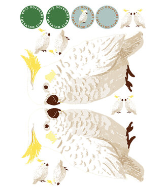 See You at Six Download - combination pack - Cockatoo for keychain, bag and clothing
