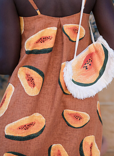 See You at Six Download - combination pack - cockatoo, pineapple and papaya for keychain, bag and clothing