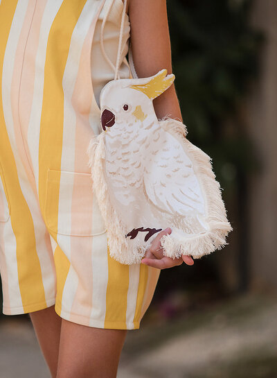 See You at Six Download - combination pack - cockatoo, pineapple and papaya for keychain, bag and clothing