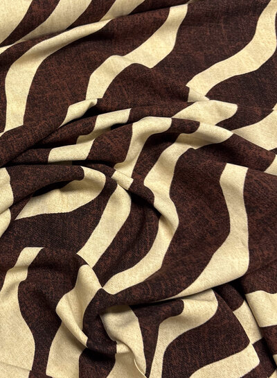 bruin zebra viscose