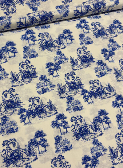 Blue Bridges - cotton