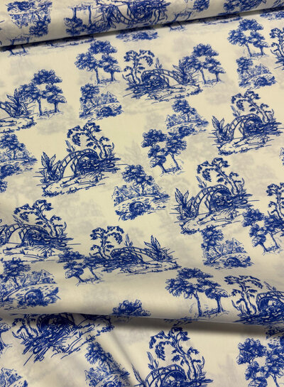 Blue Bridges - cotton