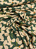 light & lush green summer print - viscose twill