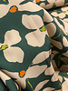light & lush green summer print - viscose twill