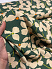 light & lush green summer print - viscose twill