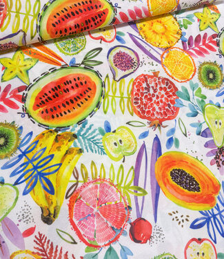 Swafing colorful fruits - canvas waterafstotend