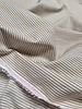 beige fijne streepjes denim