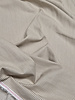 beige fine striped denim
