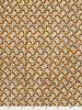 Madeline batik cotton voile - caramel cosmos