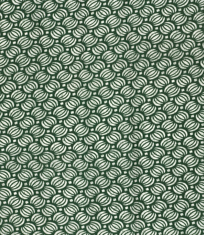 Madeline batik katoen voile - flessengroen cosmos