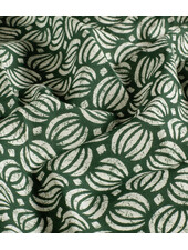 Madeline batik katoen voile - flessengroen cosmos