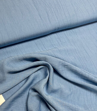 A la Ville soft crincle rayon - blauw