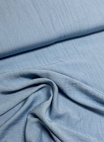 A la Ville soft crincle rayon - blauw