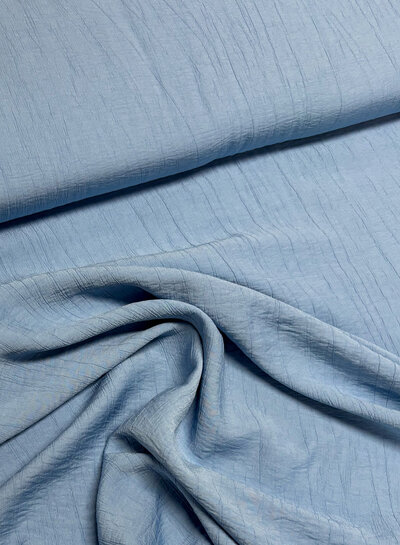 A la Ville soft crinkle rayon - blue