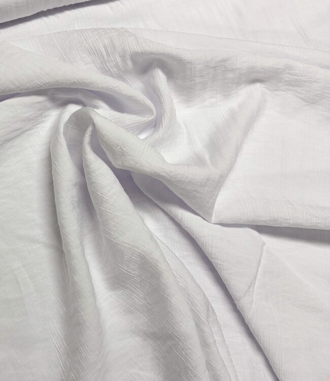 A la Ville soft crincle rayon - wit