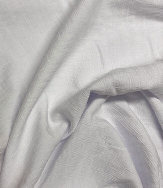 A la Ville soft crinkle rayon - white