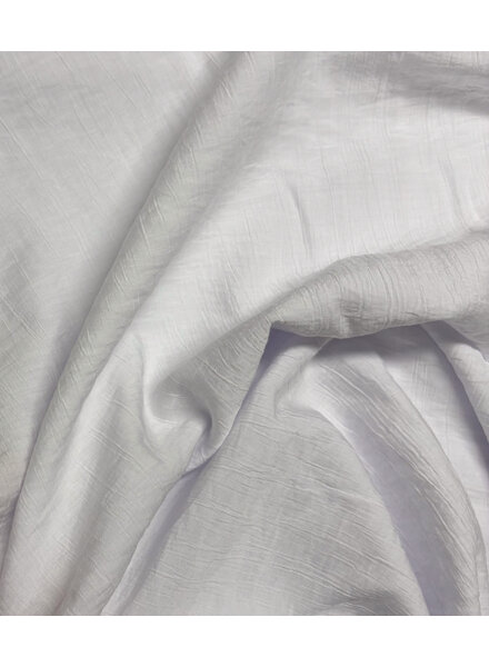 A la Ville soft crincle rayon - wit