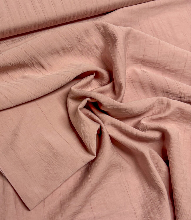 A la Ville soft crincle rayon - roze