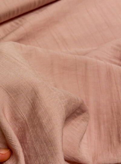 A la Ville soft crinkle rayon - pink