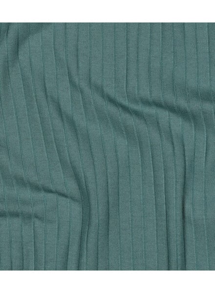 petrol - subtiel geribbelde tricot