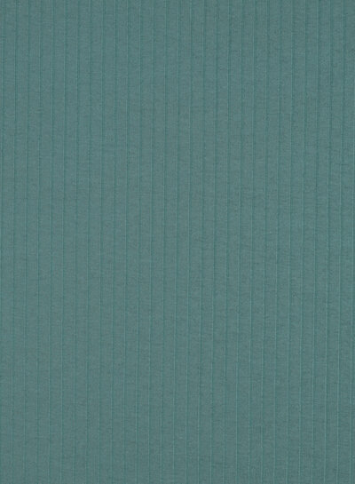 petrol - subtiel geribbelde tricot