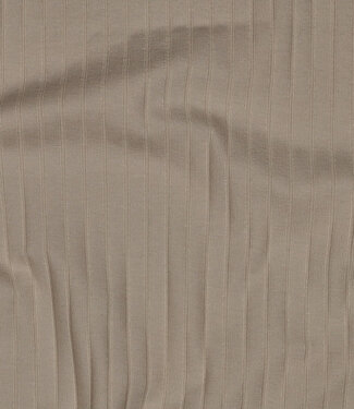 naturel - subtiel geribbelde tricot
