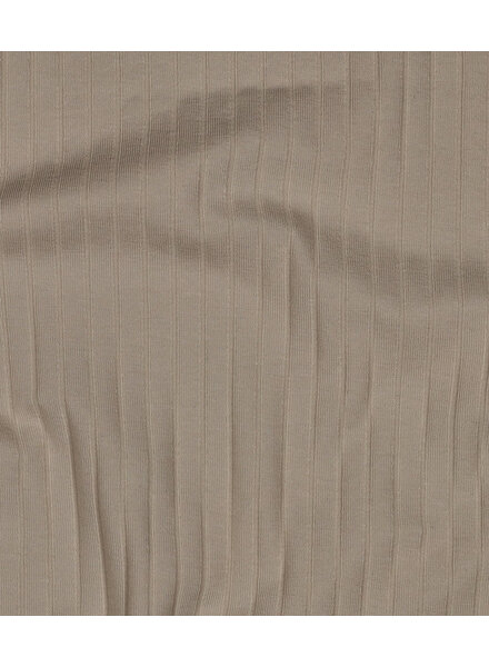 naturel - subtiel geribbelde tricot