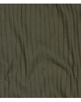khaki - subtiel geribbelde tricot